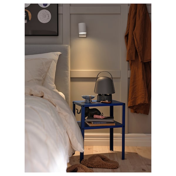 VAPPEBY Leuchte m Bluetooth-Lautsprecher, für draußen/grau Super Sparpreis