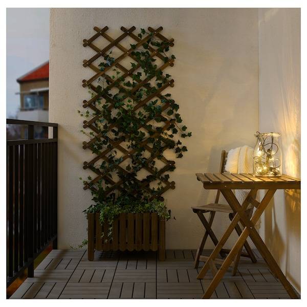 UTSUND Lichterkette (12), LED, für draußen/batteriebetrieben schwarz Begrenzte Freigabe