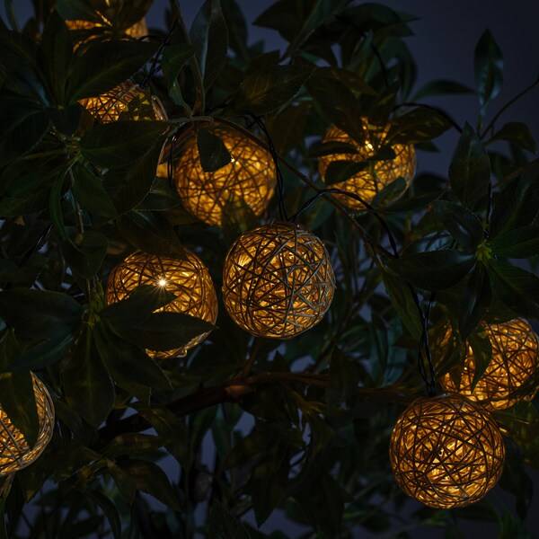 SOLVINDEN Lichterkette (12), LED, batteriebetrieben/beige Letzte 2 Tage