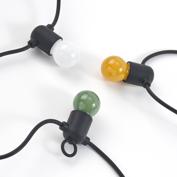 SOLVINDEN Lichterkette (12), LED, batteriebetrieben/für draußen bunt Sonderangebot der Fabrik