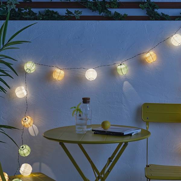 SOLVINDEN Lichterkette (24), LED, für draußen/solarbetrieben bunt Bis zu 55% Rabatt