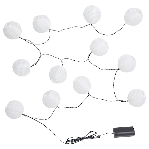 SOLVINDEN Lichterkette (12), LED, für draußen/batteriebetrieben weiß Super Rabatt