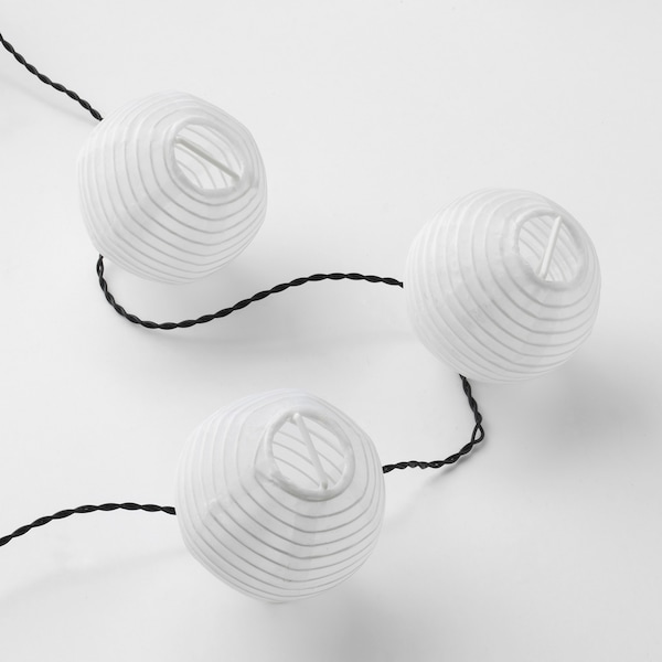 SOLVINDEN Lichterkette (12), LED, für draußen/batteriebetrieben weiß Super Rabatt