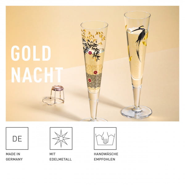 Ritzenhoff Goldnacht CHAMPAGNERGLAS #20 Discount Store für neue Produkte