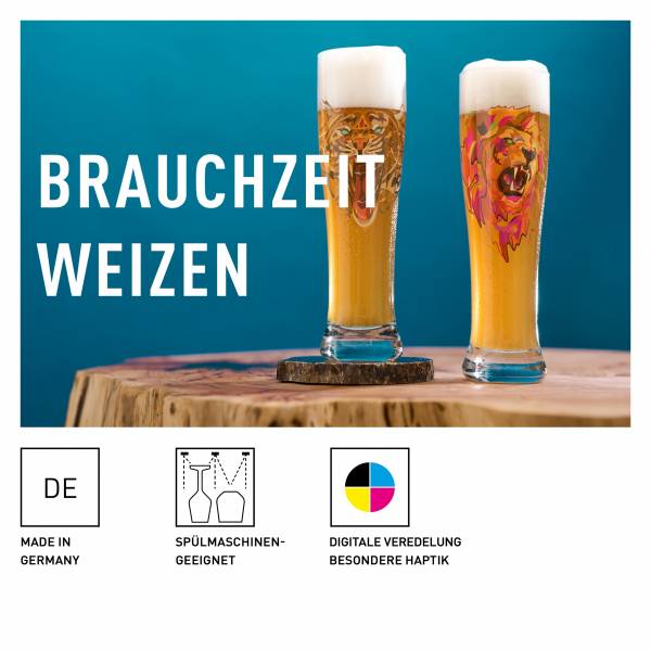 Ritzenhoff Brauchzeit WEIZENBIERGLAS #26 Auslauf