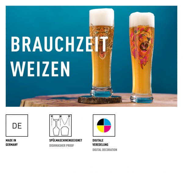 Ritzenhoff Brauchzeit WEIZENBIERGLAS #26 Auslauf