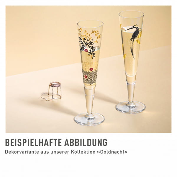 Ritzenhoff Goldnacht CHAMPAGNERGLAS #22 Großer Ausverkauf