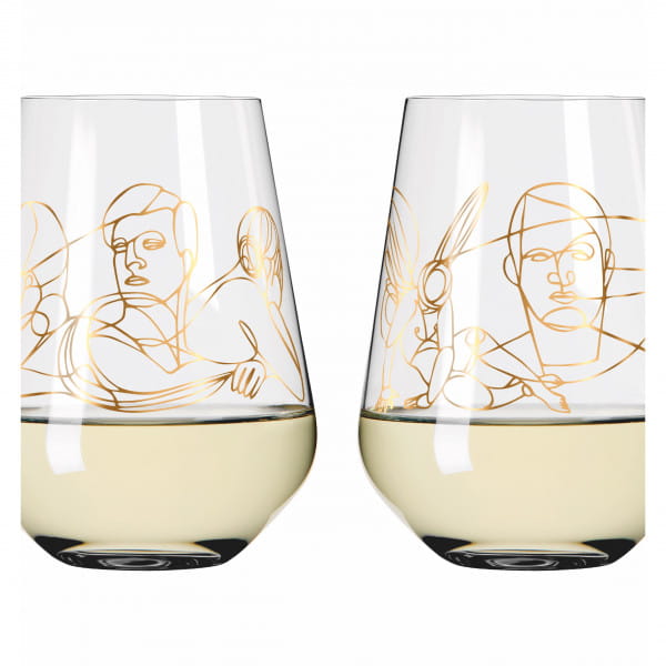 Ritzenhoff Sagengold WASSERGLAS-SET #1, #2 Saisonschlussverkauf