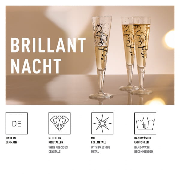 Ritzenhoff Brillantnacht CHAMPAGNERGLAS 2025 Black Friday Preise
