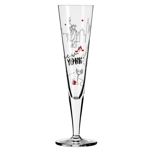 Ritzenhoff CHAMPUS NEW YORK EDITION CHAMPAGNERGLAS H24 Im Verkauf