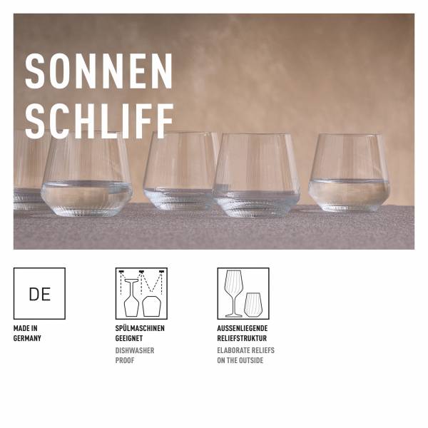 Ritzenhoff Sonnenschliff ALLROUNDGLAS-SET H24 Limitierter Zeitrabatt