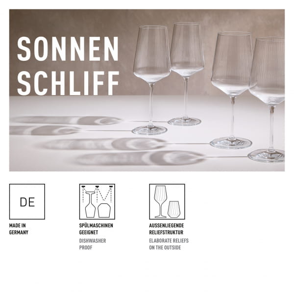 Ritzenhoff Sonnenschliff WEINGLAS-SET H24 Fabrik Onlineshop