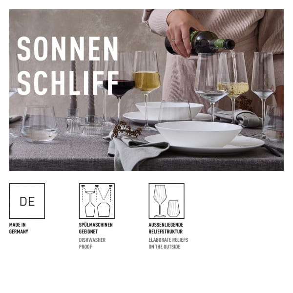 Ritzenhoff Sonnenschliff WASSERGLAS-SET #1 Saisonschlussverkauf