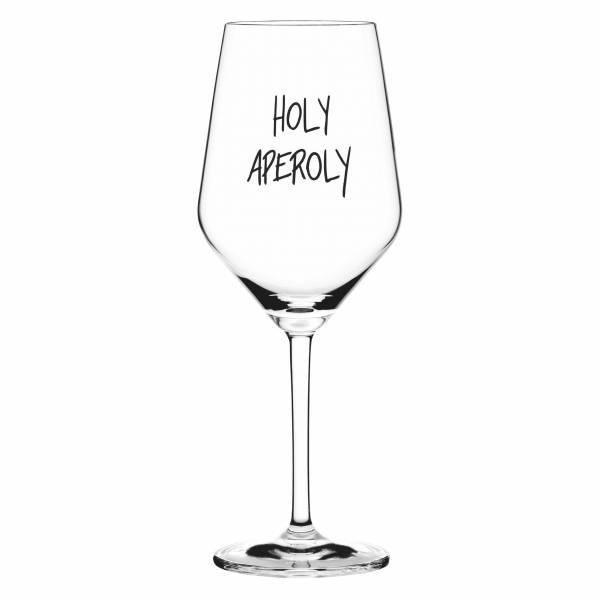 Ritzenhoff SAND & SODA WEINGLAS MIT SPRUCH - HOLY APEROLY Exklusive Angebote