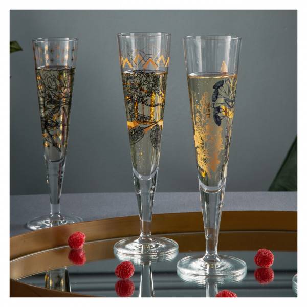Ritzenhoff Goldnacht CHAMPAGNERGLAS #34 Fabrikladen