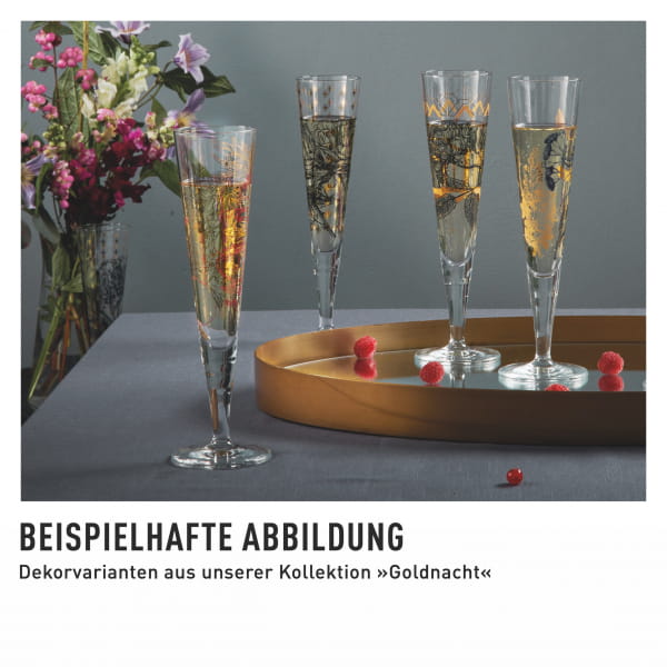 Ritzenhoff Goldnacht CHAMPAGNERGLAS #40 Saisonschlussverkauf