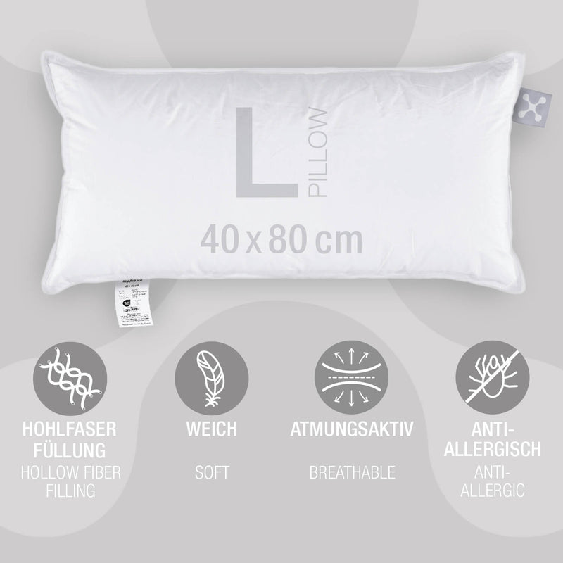 Smartsleep smart® BASIC PILLOW 40 x 80 cm Super Sparpreis