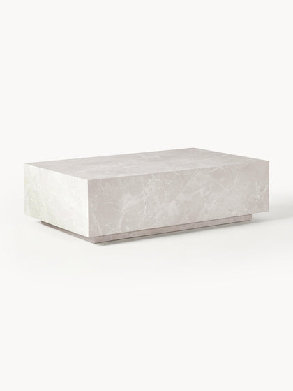 Westwing Collection Couchtisch Lesley in Travertin-Optik Westwing Collection Couchtisch Lesley in Travertin-Optik