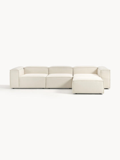 Westwing Collection Modulares Sofa Lennon (4-Sitzer) mit Hocker (links/rechts) Westwing Collection Modulares Sofa Lennon (4-Sitzer) mit Hocker (links/rechts)