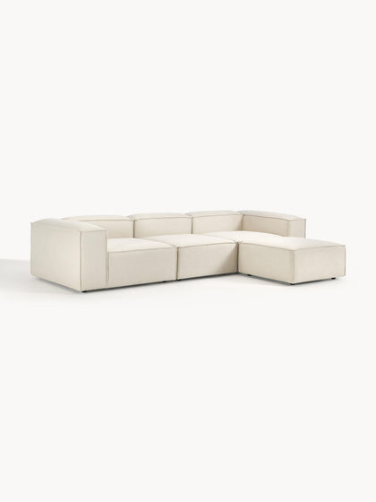 Westwing Collection Modulares Sofa Lennon (4-Sitzer) mit Hocker (links/rechts) Heißer Verkauf