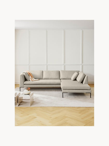 Westwing Collection Ecksofa Emma mit Metall-Füßen Große Rabatte