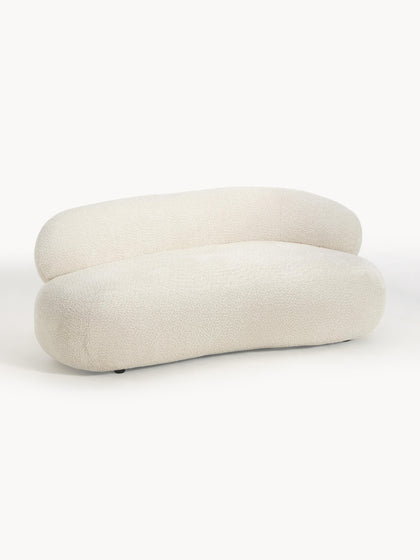 Westwing Collection Sofa Alba (2-Sitzer) aus Teddy-Bouclé Bestseller