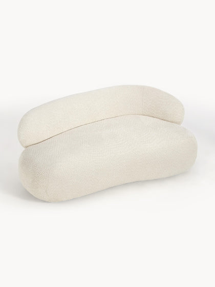 Westwing Collection Sofa Alba (2-Sitzer) aus Teddy-Bouclé Bestseller