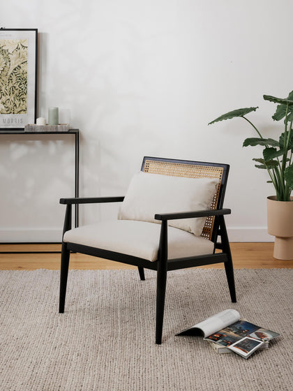 Westwing Collection Loungesessel Manuell aus Birkenholz Tiefpreis