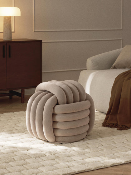Westwing Collection Knoten-Pouf Twist Neueste Stile
