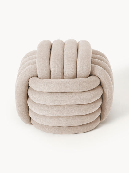 Westwing Collection Knoten-Pouf Twist Neueste Stile