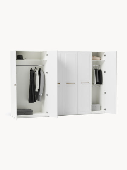 Westwing Collection Modularer Drehtürenschrank Charlotte 300 cm Breite mehrere Varianten Letzte 2 Tage