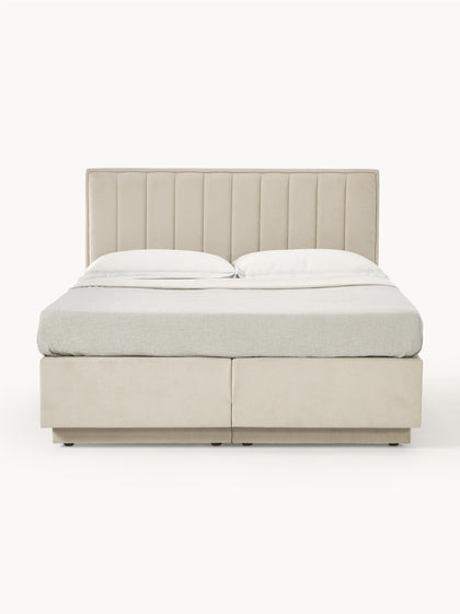 Westwing Collection Boxspringbett Livia mit Stauraum Black Friday Preise