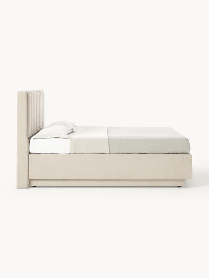 Westwing Collection Boxspringbett Livia mit Stauraum Black Friday Preise