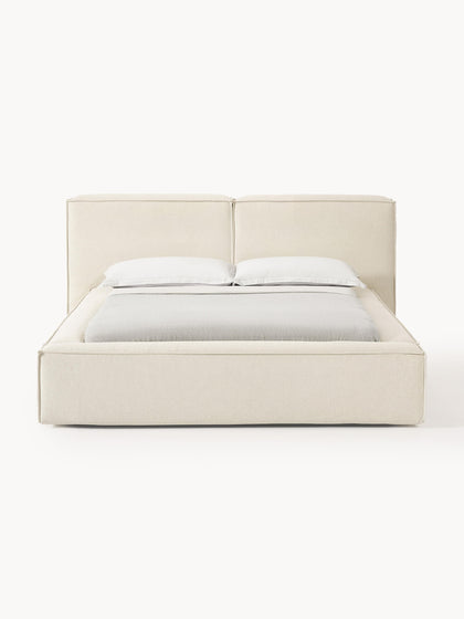 Westwing Collection Polsterbett Lennon mit Stauraum Outlet