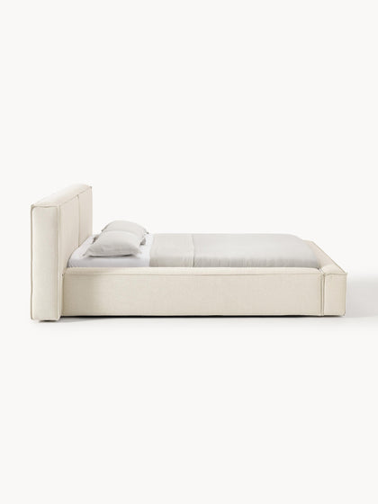Westwing Collection Polsterbett Lennon mit Stauraum Outlet