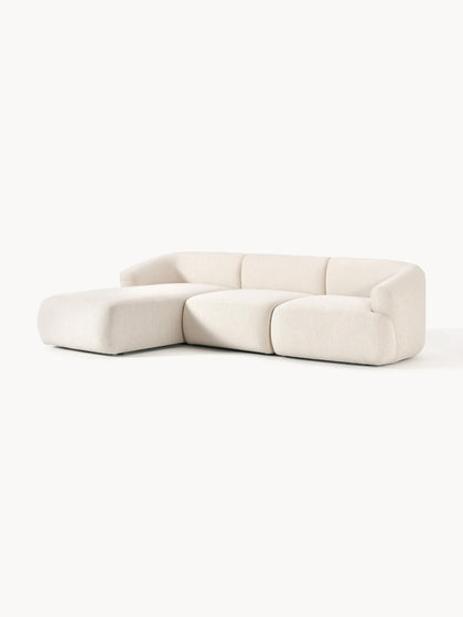 Westwing Collection Modulares Ecksofa Sofia (3-Sitzer) Auslauf
