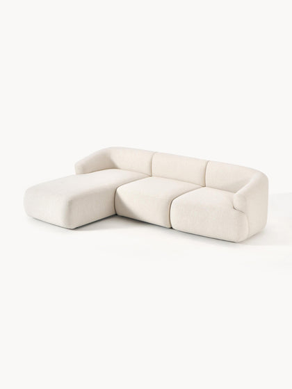 Westwing Collection Modulares Ecksofa Sofia (3-Sitzer) Auslauf