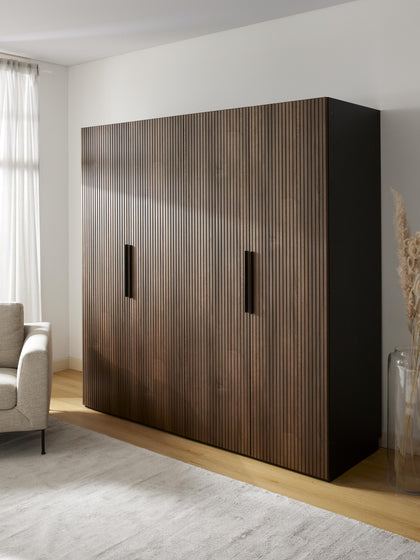 Westwing Collection Modularer Drehtürenschrank Simone 200 cm Breite mehrere Varianten Verkauf