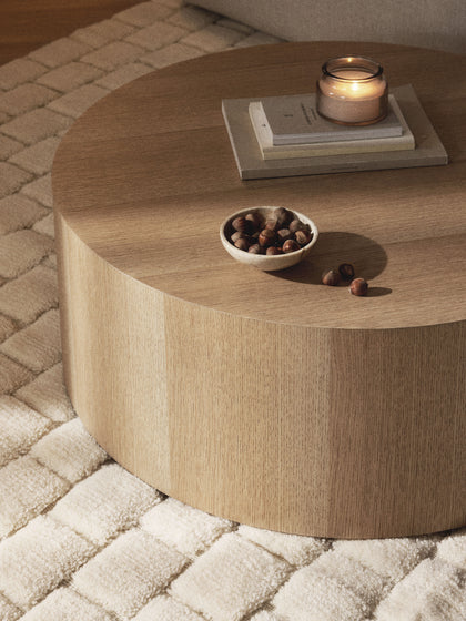 Westwing Collection Runder Holz-Couchtisch Dan Angebote