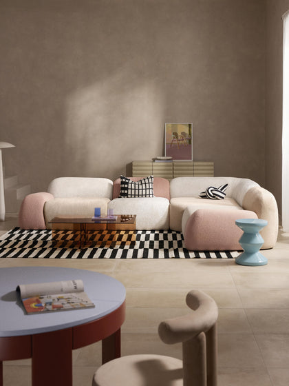 Westwing Collection Modulares Ecksofa Wolke (4-Sitzer) Fuorisalone Edition Fabrikverkauf