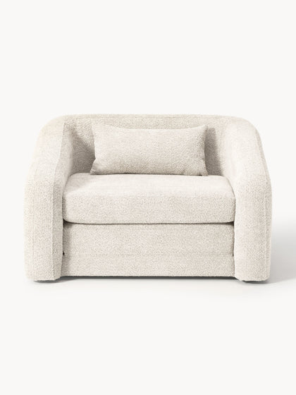 Westwing Collection Schlafsessel Eliot aus Teddy-Bouclé Sonderangebot