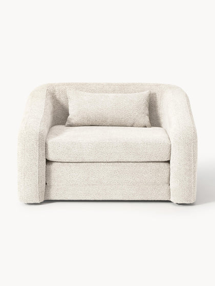 Westwing Collection Schlafsessel Eliot aus Teddy-Bouclé Sonderangebot