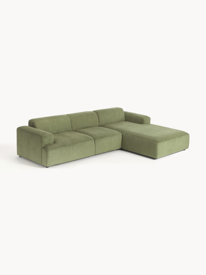 Westwing Collection Cord-Ecksofa Melva (4-Sitzer) Flash Sale