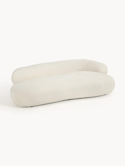 Westwing Collection Sofa Alba (3-Sitzer) aus Teddy-Bouclé Online Shopping