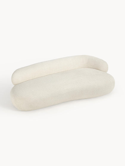 Westwing Collection Sofa Alba (3-Sitzer) aus Teddy-Bouclé Online Shopping