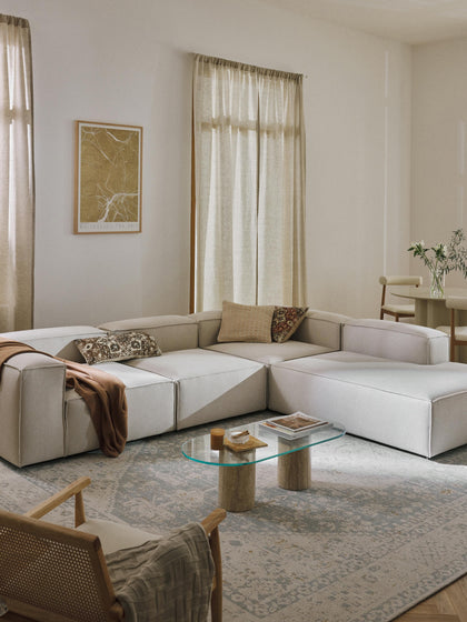Westwing Collection Modulares XL-Ecksofa Lennon Saisonschlussverkauf