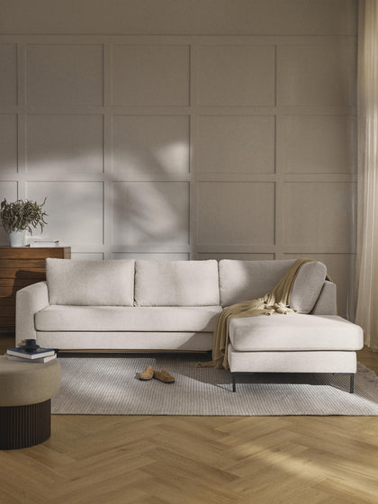 Westwing Collection Schlafsofa Luna (3-Sitzer) mit Matratze Osterangebot