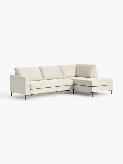 Westwing Collection Schlafsofa Luna (3-Sitzer) mit Matratze Osterangebot