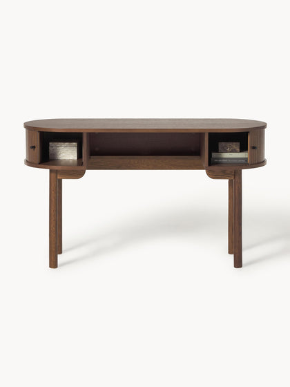 Westwing Collection Schreibtisch Calary mit geriffelter Front Jubiläumsangebot