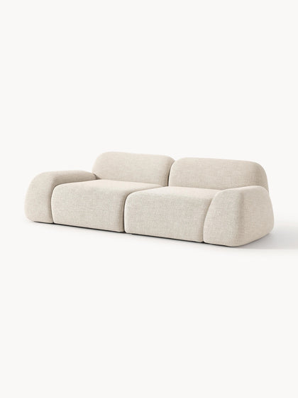 Westwing Collection Modulares Sofa Wolke (3-Sitzer) aus Bouclé Online Outlet